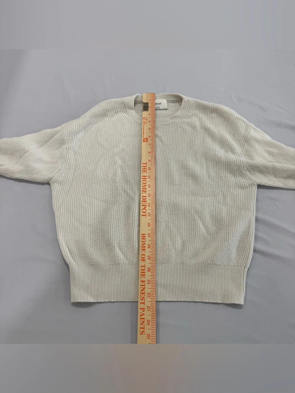 Aritzia Wilfred‎ White Knit Sweater Medium